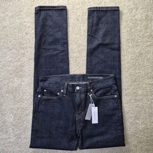 Outerknown Sea Jeans Mens Actual 30/35 Dark Wash Blue Ambassador Slim Skate USA